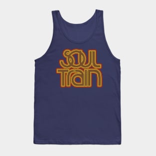 Soul Train Vintage 70s Show Fan Design Tank Top